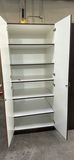 Tall Dark Wood Storage Cabinet - thumbnail 3 of 5