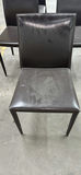 Set of Five Black Upholstered Dining Chairs - thumbnail 2 of 6