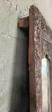 Large Carved Wooden Framed Mirror - thumbnail 2 of 6
