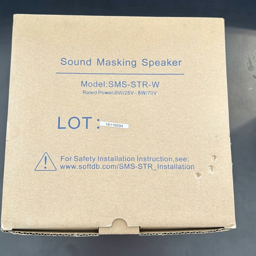 Soft dB SMS-STR-W Sound Masking Speaker*BRAND NEW*2 per lot - image 1 of 7