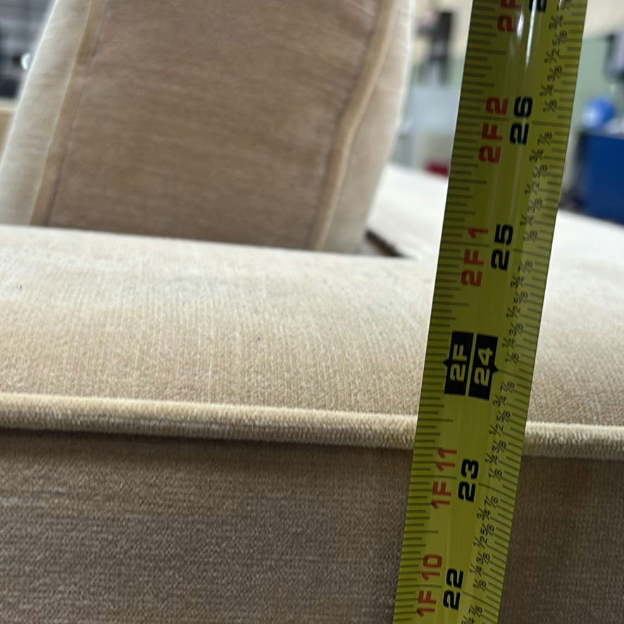 Beige Upholstered Sofa - image 10 of 11