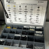 Blue Metal Workbench Cabinet with Kimball Midwest Fastener Storage Drawers - thumbnail 3 of 6