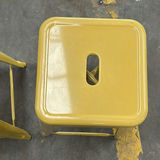 Pair of Yellow Metal Bar Stools - thumbnail 5 of 6