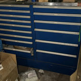 Blue Metal Multi-Drawer Storage Cabinet - thumbnail 1 of 4