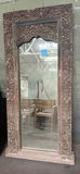 Large Carved Wooden Framed Mirror - thumbnail 4 of 6