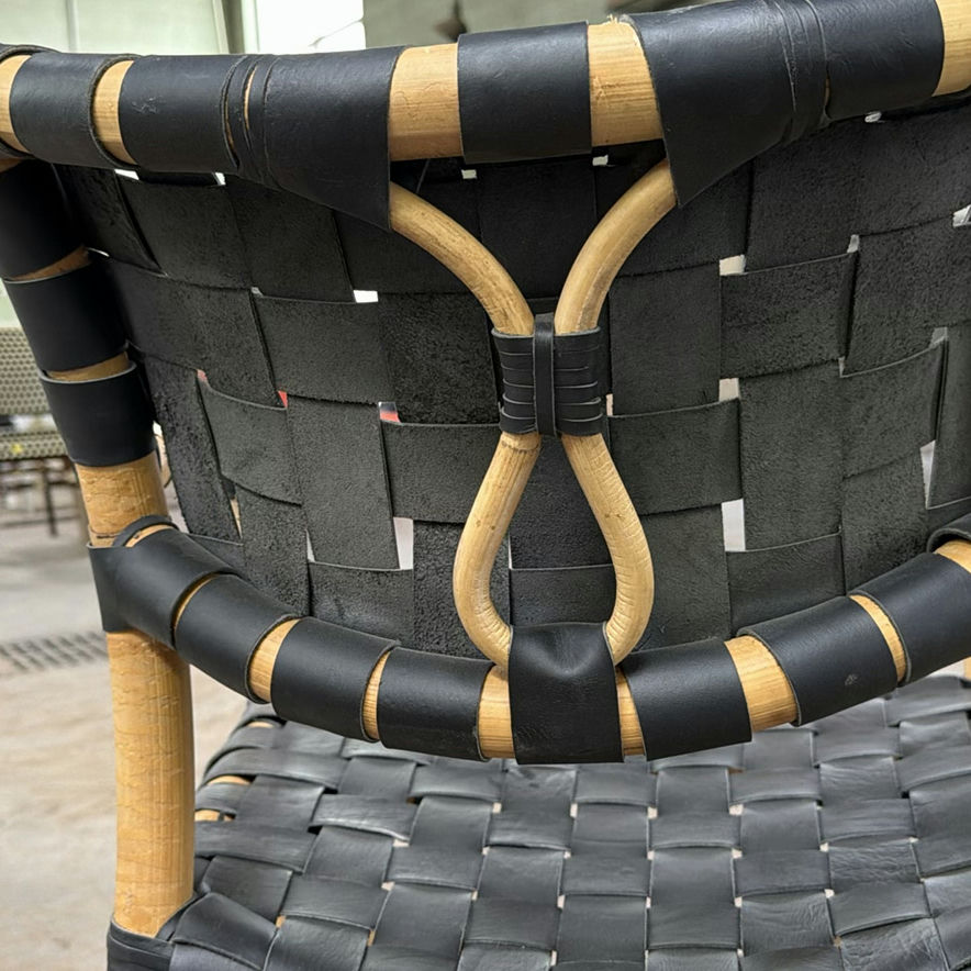 Set of Four Woven Armchairs - image 4 of 5