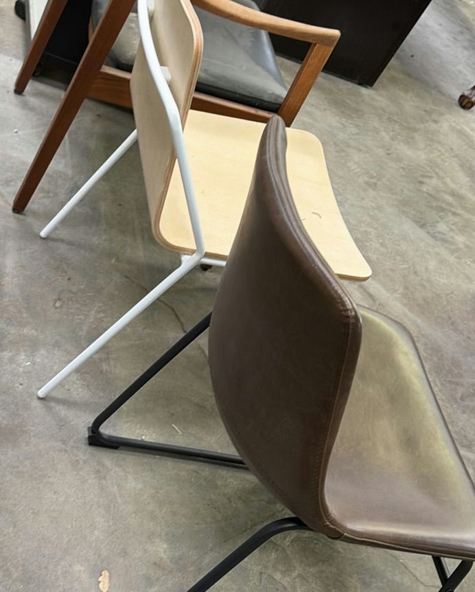 Three Chairs and Rolling File Cabinet - image 2 of 5