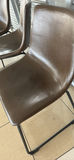 Set of Four Brown Upholstered Dining Chairs - thumbnail 5 of 5