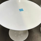 Set of Four White Pedestal Tables - thumbnail 4 of 6
