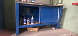 Blue Metal Workbench and Wall Cabinet Set - thumbnail 3 of 5