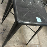 Pair of Black Metal Bar Stools - thumbnail 2 of 5