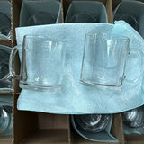 Set of Clear Glass Mugs - thumbnail 1 of 5