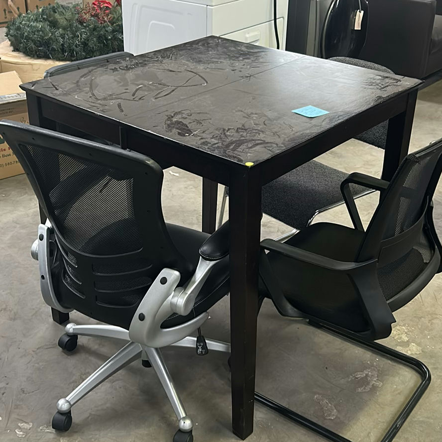 Square Dining Table with Four Chairs - image 1 of 5