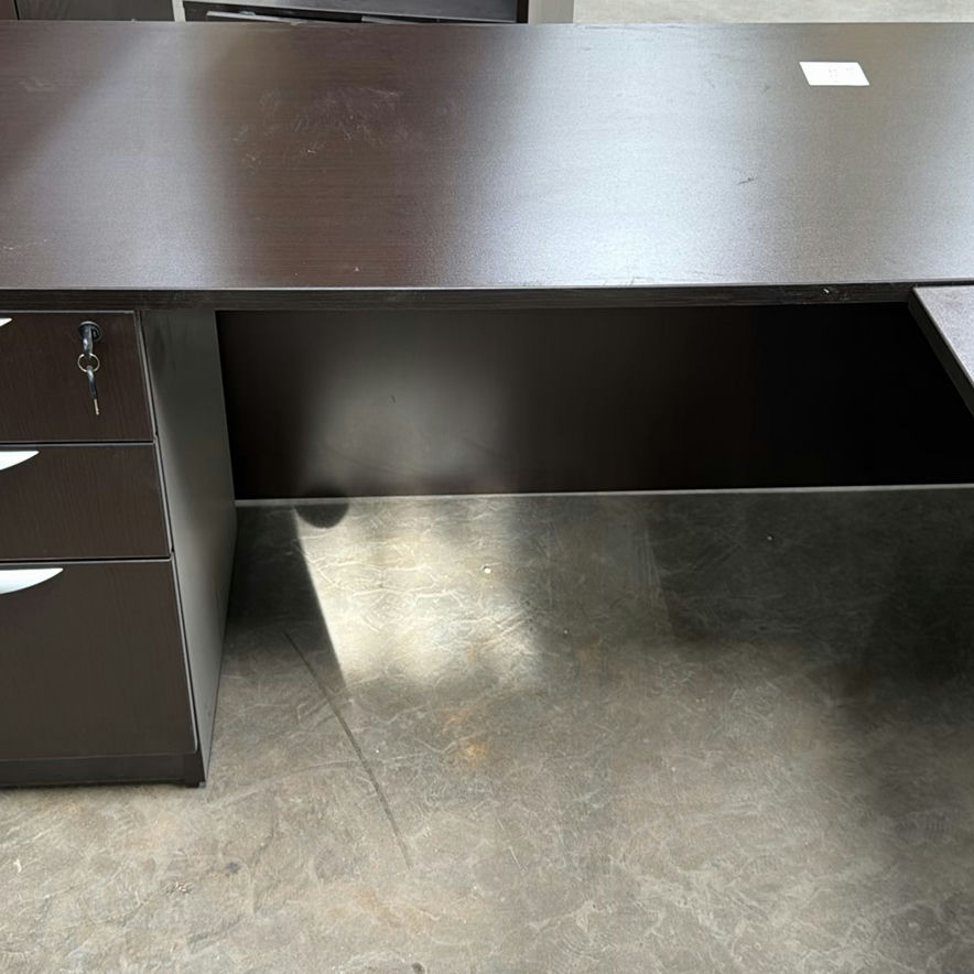Dark Wood Executive Office Desk sets- 25 sets total  - image 3 of 8