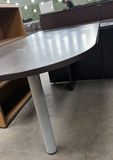 Dark Wood Office Desk and Credenza Set - thumbnail 7 of 15