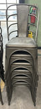 Stack of Metal Dining Chairs - thumbnail 4 of 9
