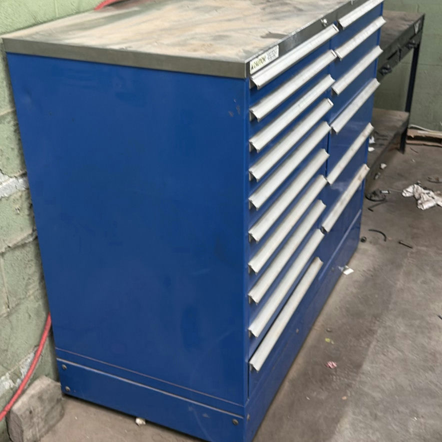 Blue Tool Storage Cabinet With Drawers - image 6 of 7
