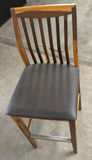 Wooden Bar Stool with Cushioned Seat - thumbnail 4 of 5