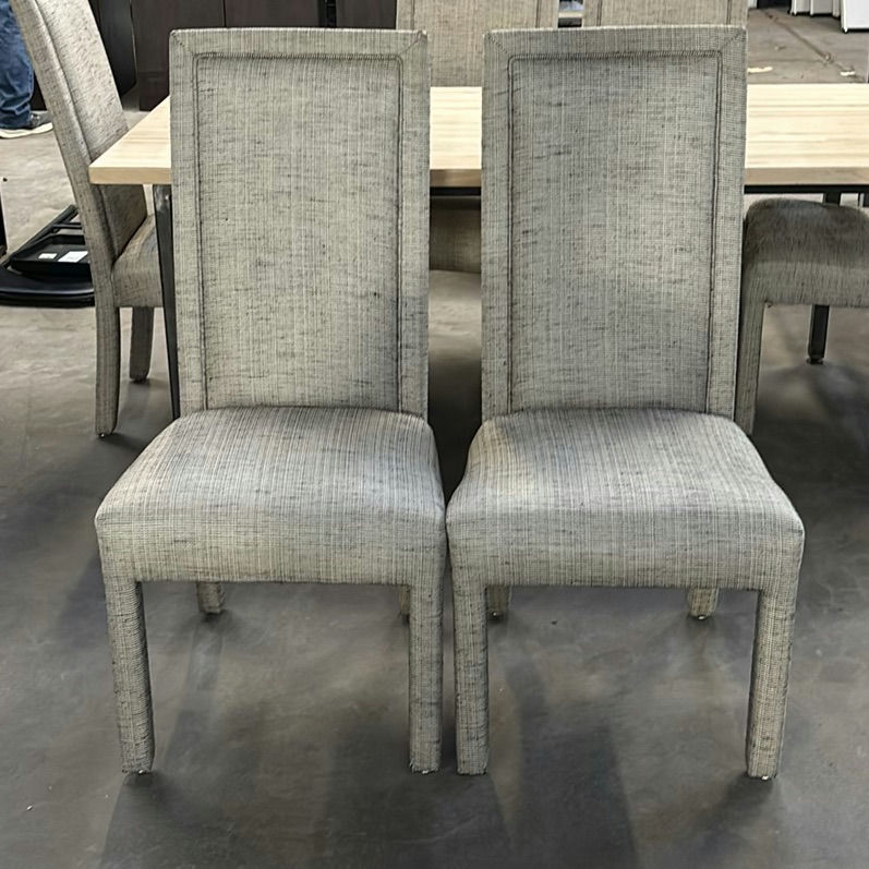 Dining Table and Six Upholstered Chairs - image 2 of 7