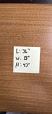 Dark Wood Office Desk and Credenza Set - thumbnail 9 of 15