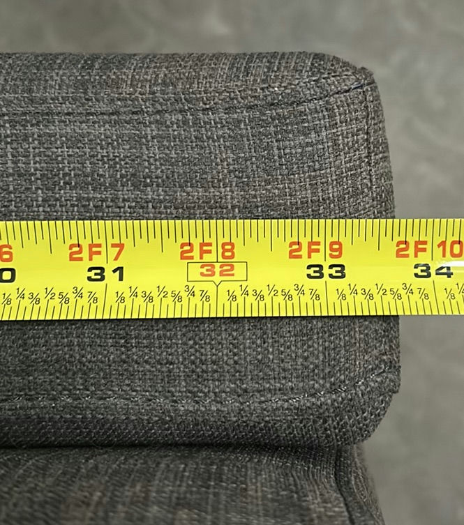 Gray Upholstered Sofa - image 4 of 5