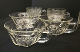 Clear glass teacups, mugs and etched bowls - thumbnail 4 of 6
