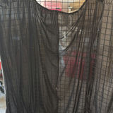 Foldable black metal wire wall for jewelry display with fabric screen - thumbnail 3 of 6