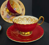 Assorted Ornate Teacups and Saucers - thumbnail 9 of 13