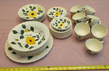 Sunflower Floral Ceramic Dinnerware Set - thumbnail 1 of 5