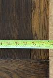 Dark wood dining table with panelled top and turned legs - thumbnail 4 of 8