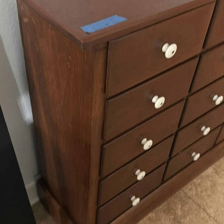 Wooden apothecary chest with 15 drawers - image 6 of 6