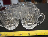 Set of eight crystal glass mugs - thumbnail 3 of 5
