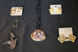 Assorted Jewelry: Earrings (clip on), Pendant, Ring, and Brooch - thumbnail 1 of 6