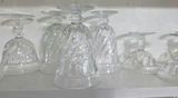 Spiral-ribbed clear glass stemware set - thumbnail 3 of 4
