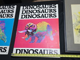 Dinosaur posters and framed figure drawing - thumbnail 7 of 8