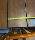 Oval dining table with 3 10" inserts and 10 chairs - thumbnail 7 of 7