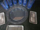 Blue glassware and crystal serving dishes - thumbnail 6 of 6