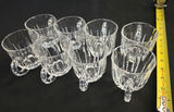 Set of eight crystal glass mugs - thumbnail 5 of 5