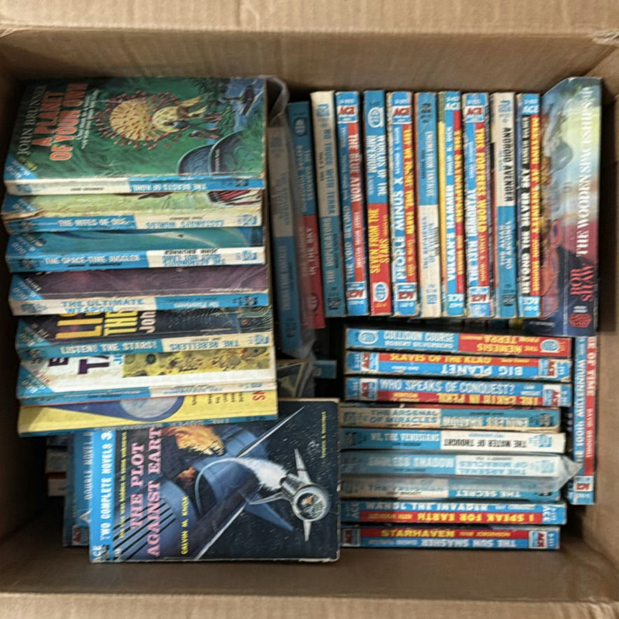 Vintage science fiction paperback books - image 2 of 6