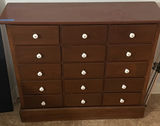Wooden apothecary chest with 15 drawers - thumbnail 1 of 6