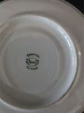 Assorted porcelain plates and saucers with floral and scenic designs - thumbnail 10 of 10
