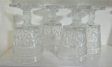 Six cut-crystal stemware glasses - thumbnail 2 of 3