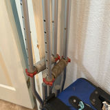 Red and Blue Rolling Suitcases - thumbnail 4 of 5