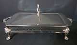 Silver-plated serving trays and chafing dish set - thumbnail 6 of 6