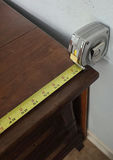 Antique wooden dresser with attached mirror - thumbnail 5 of 7