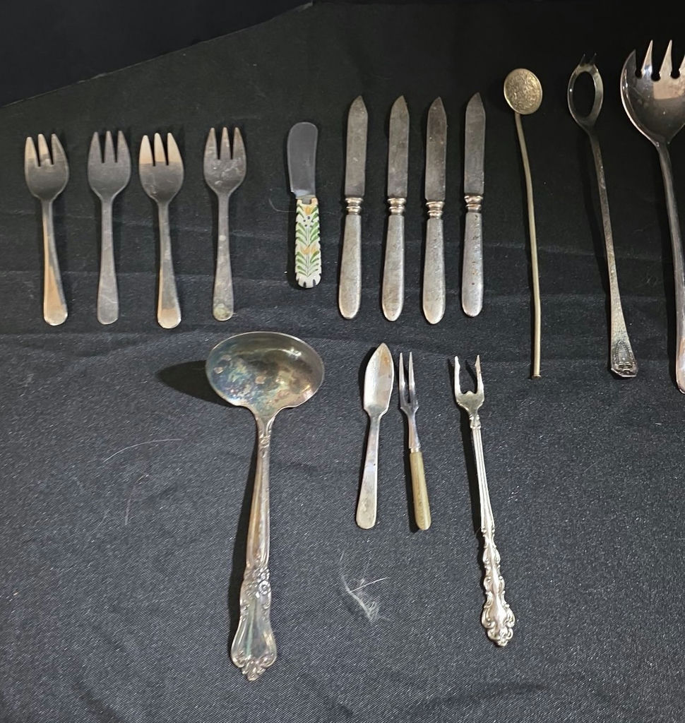 Assorted flatware and serving utensils - image 5 of 9