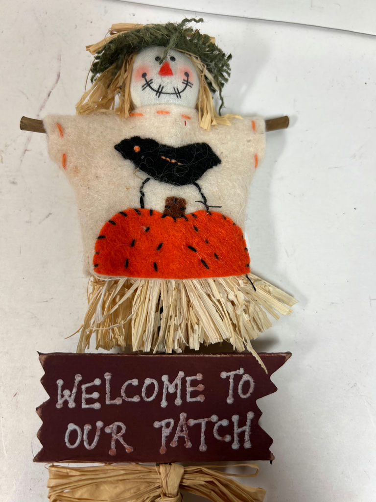 Three Autumn/Halloween Hanging Scarecrow Decorations - image 4 of 4