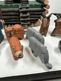 NOAH'S ARK - Wooden log-cabin playset with animal figurines - thumbnail 3 of 6