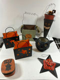 Halloween Decor: pumpkins, bats, stars, and cat-themed containers - thumbnail 1 of 9