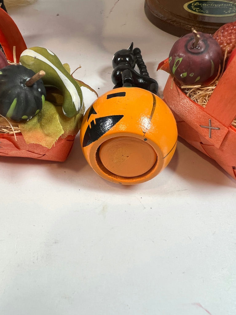 Bearington Collection Halloween plush figures with pumpkin accessories - image 6 of 6